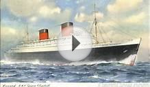 Круизный лайнер RMS Queen Elizabeth-Королева Елизавета